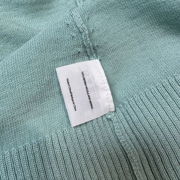 Tory Burch Green Embellished Women's Sweater Merino Wool XS - Picture 9 of 9